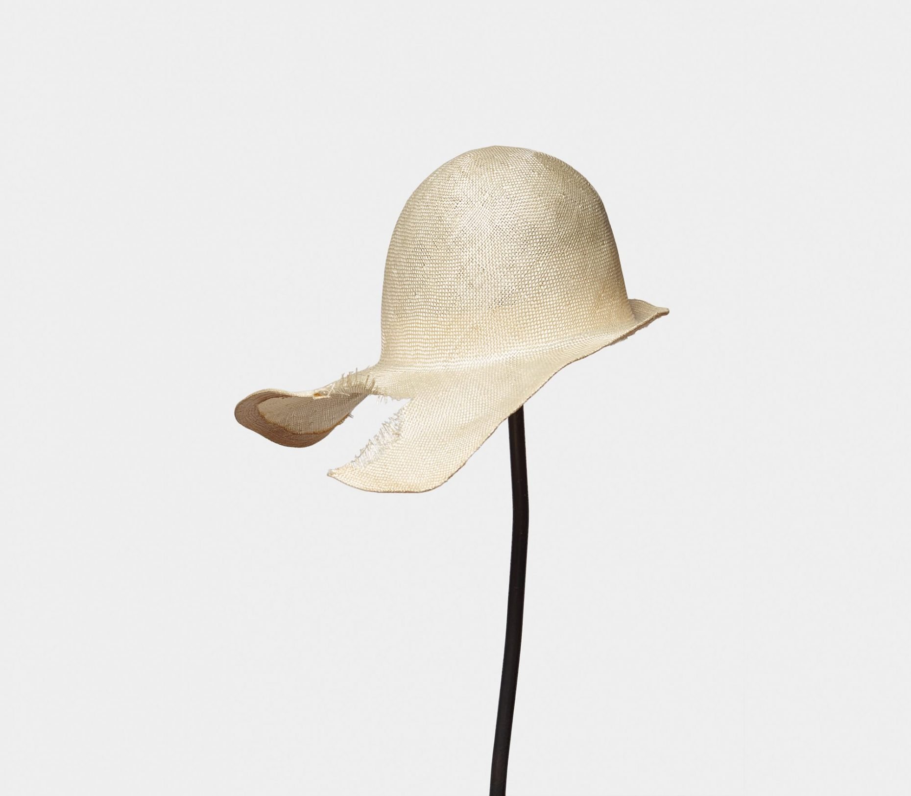 Reinhard Plank Lisa Destroyed Straw Hat