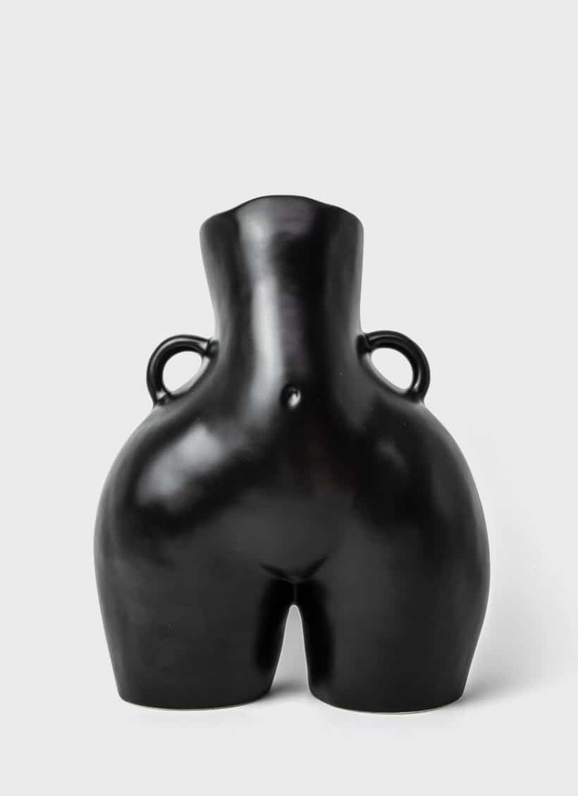 Anissa Kermiche Love Handles Vase Black Matte