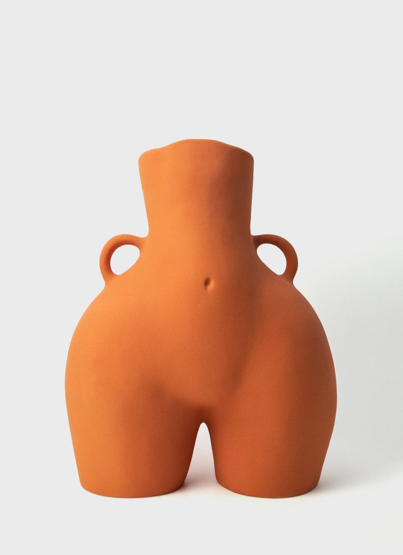 Anissa Kermiche Love Handles Vase Terracotta