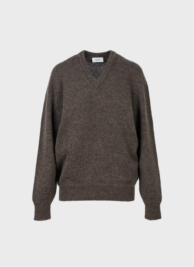 Lemaire Mens Seamless V-Neck Sweater