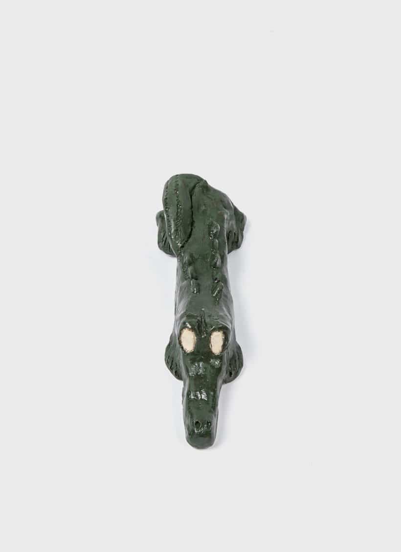 SHOKKI Two Faced Crocodile Figurine