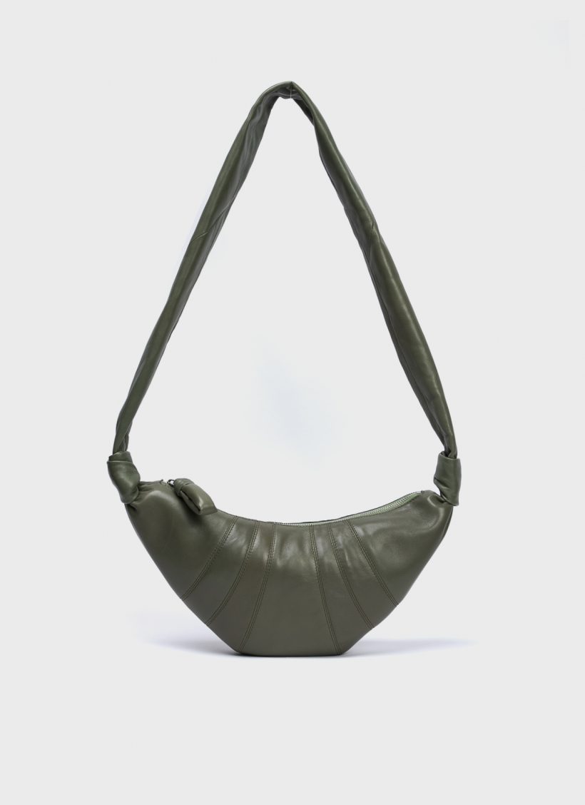Lemaire Unisex Small Croissant Bag Hedge Green
