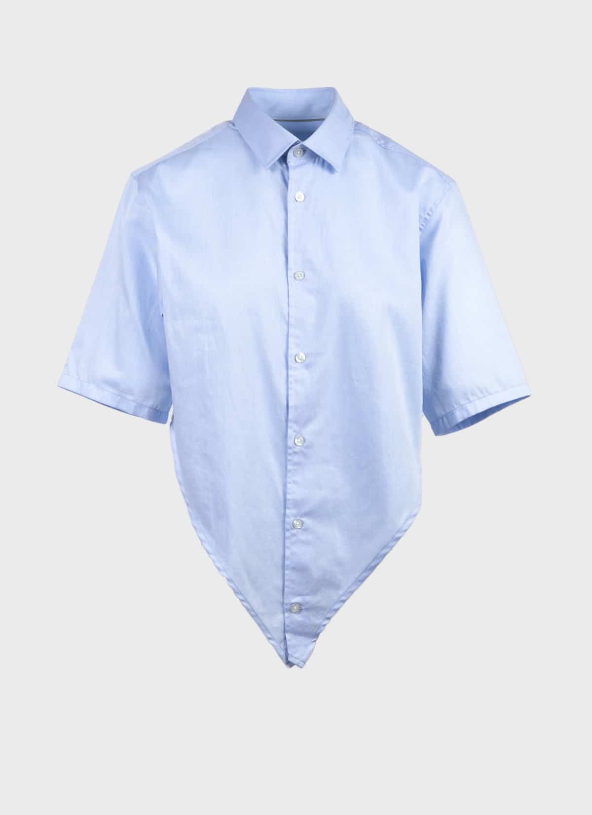 Bless Pointy Shirt Light Blue