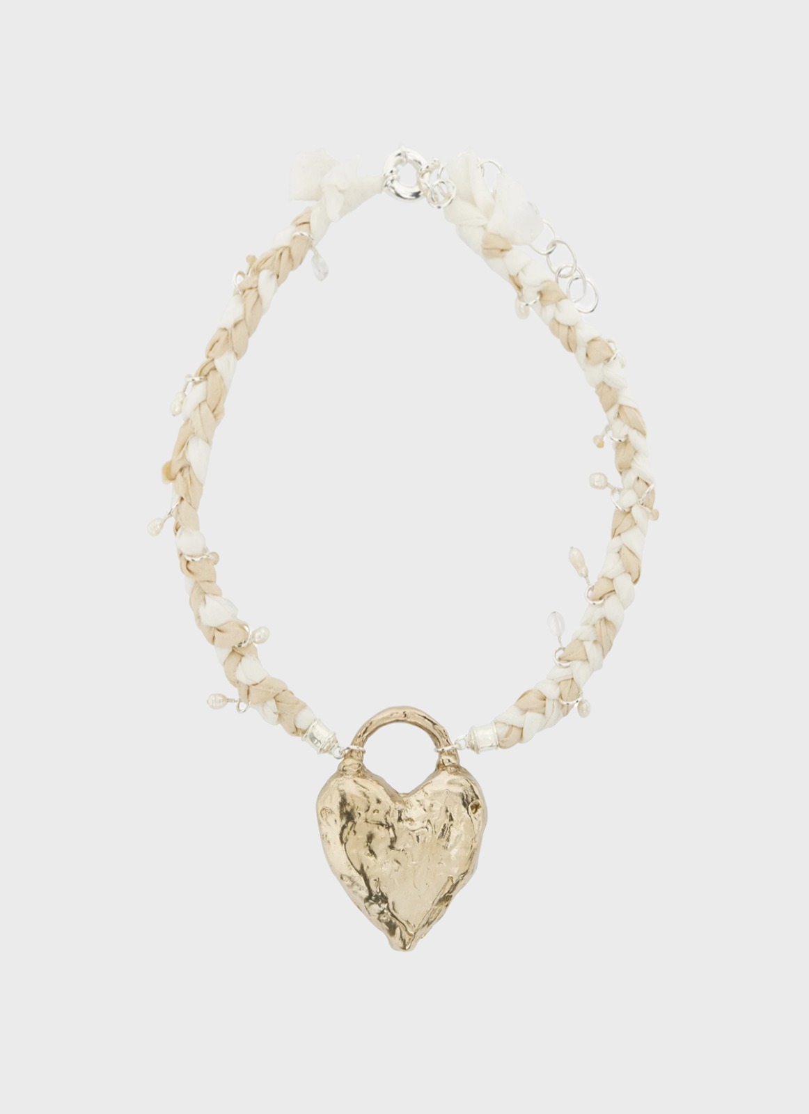 Renli Su X Musée Roo Heart Lock Pendant Necklace