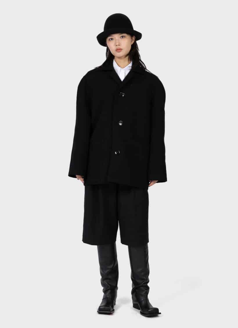 Lemaire Cropped Crombie Jacket
