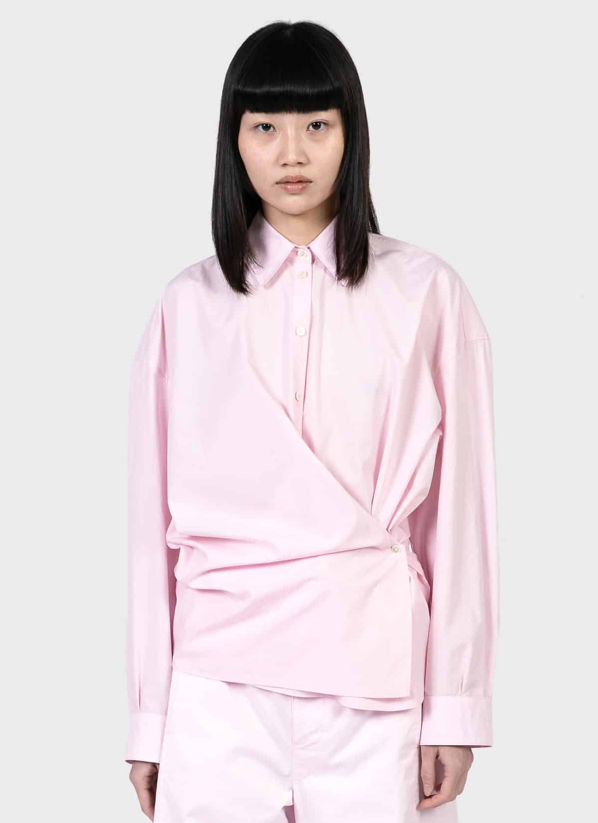 Lemaire Straight Collar Twisted Shirt